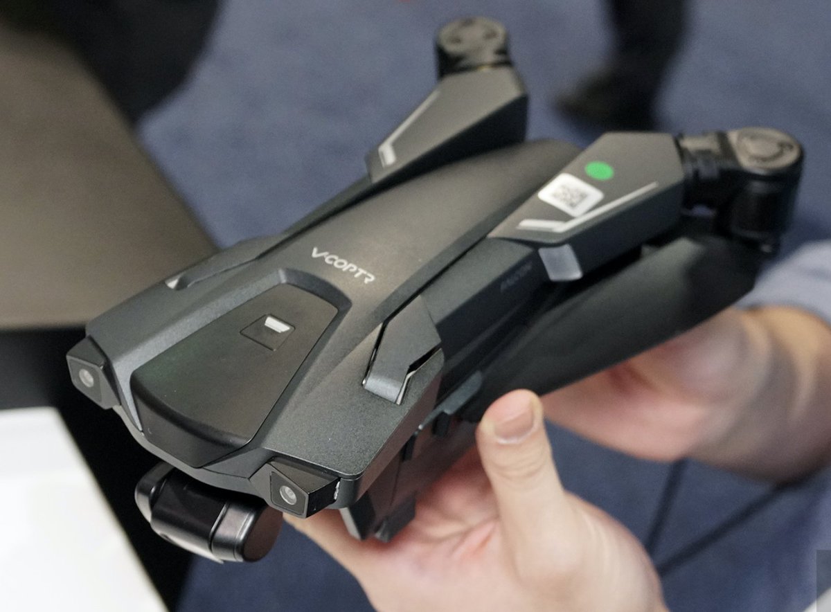 av3aerovisual's tweet photo. Conoce el nuevo #VCoptr Falcon. Uno de los #drones que más destaco en el #CES2020 #LasVegas 👉👉https://t.co/o936qmJQRv https://t.co/Ms5NE0ehPd