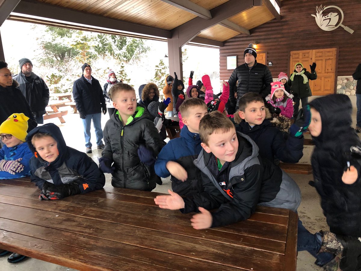 Great day with 3rd graders at the Outdoor Discovery Center