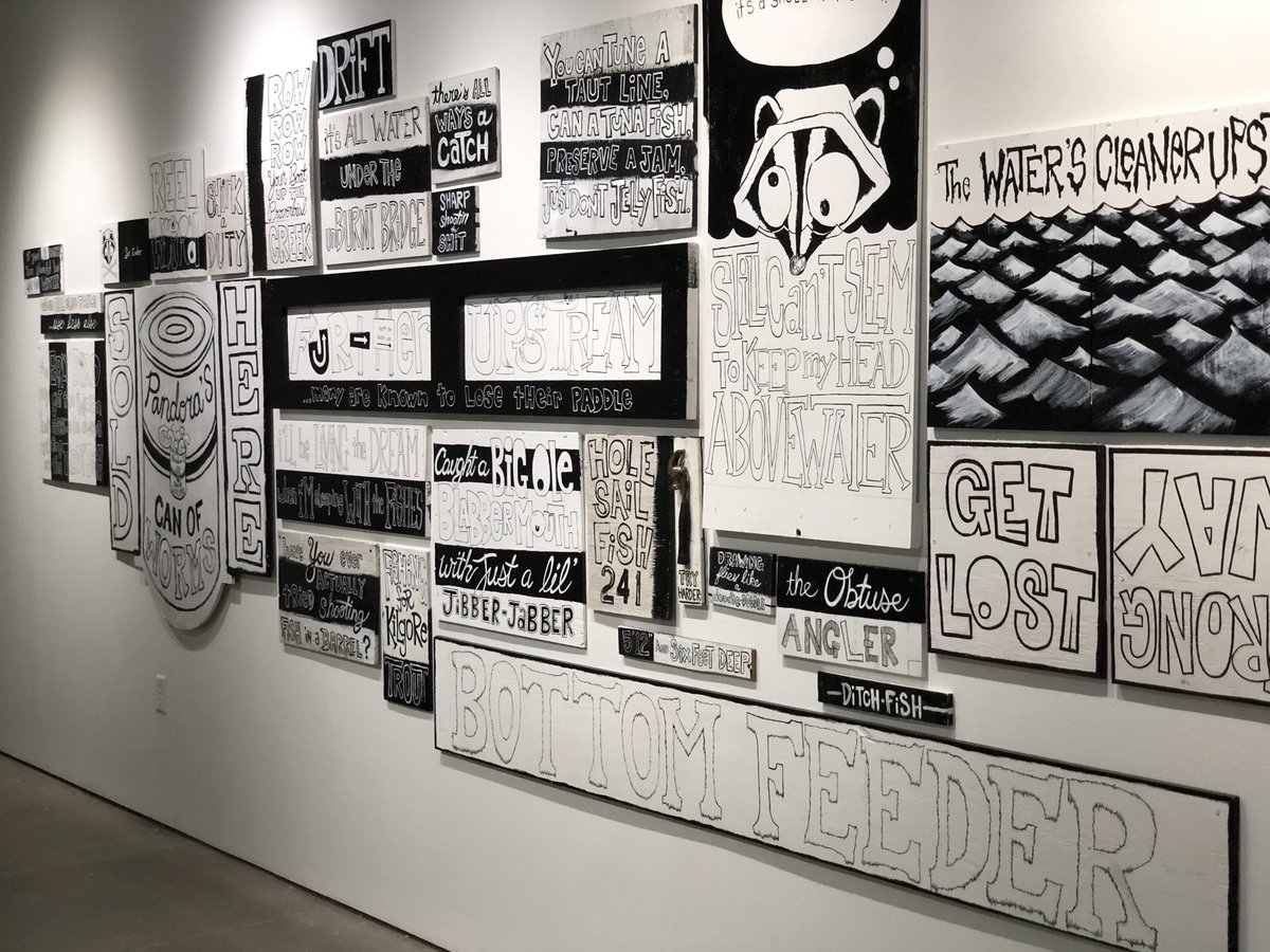 UW_ARTdept's tweet photo. See the Water's Cleaner Upstream: MA Exhibition by woodworker Bill Rice in Gallery 7 in the Humanities Building, 7th Floor, now through the 30th.
Meet the artist at the closing reception this Thurs, Jan 30, 6-8pm!
#UWMadison #UWgrad #woodworking #artsatuw #madisonart #Gallery7 https://t.co/FV9WJ4I3Vq