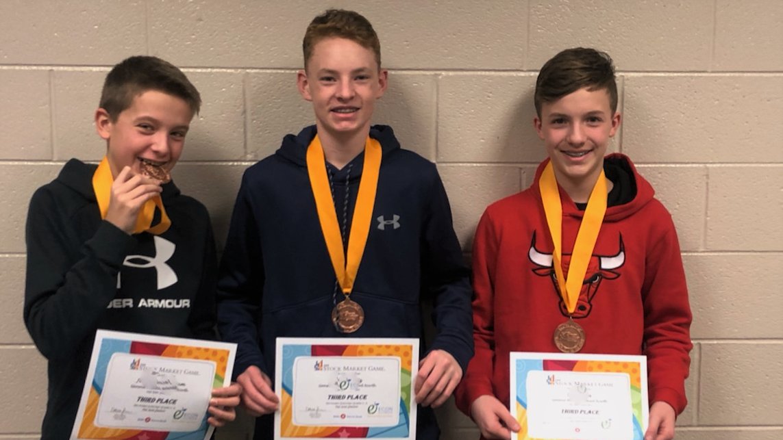 Geneva304's tweet photo. Two groups from GMS North placed 1st &amp; 3rd in the first session of this year's Stock Market Game, according to 8th Grade Social Studies Teacher @JNeitzel304. Kudos to these students for exercising their collaborative, adaptive thinking skills! @GMSNPrincipal #LearningTogether304 https://t.co/bE0SNw0EhF