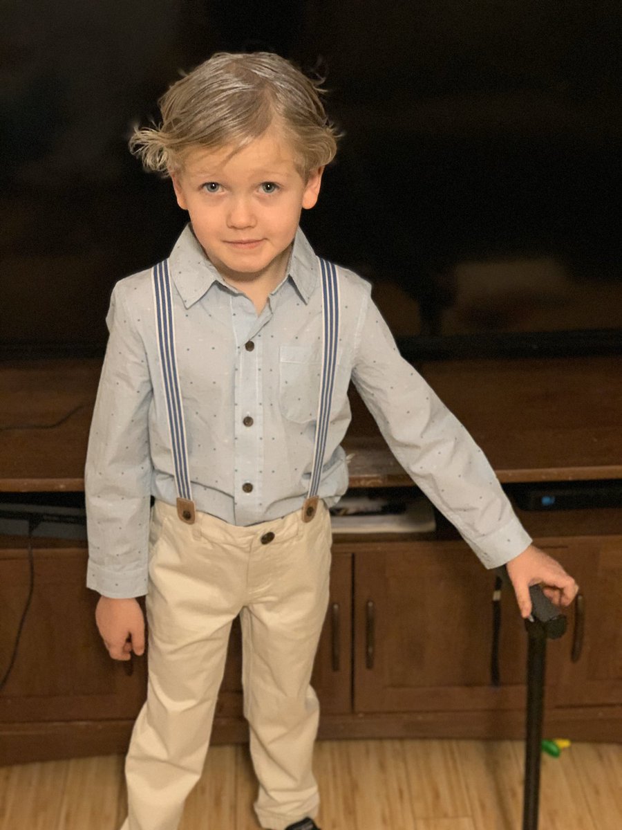 Coach_Smith697's tweet photo. 100 days of kindergarten has Talon feeling old! #SilverFox #OldMan #Cane #LoveThisKid #AOneDayOne https://t.co/2H3MvIS3eF