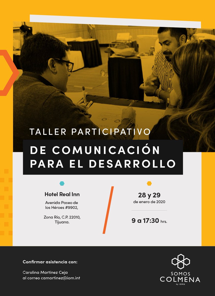 caromtzceja's tweet photo. Taller participativo de Comunicación para el Desarrollo #C4D #Tijuana #SomosColmena https://t.co/pEJKjNZoV2