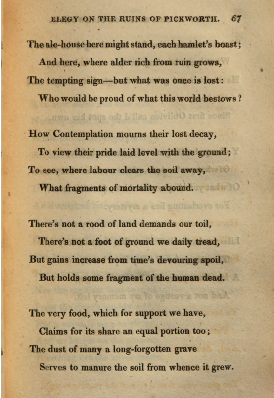 JohnClareSoc's tweet photo. More musing on obscurity and oblivion in today's #PoemsDescriptive2020, Clare's 'Elegy on the Ruins of Pickworth, Rutlandshire'. In his autobiography, Clare described Pickworth's ruins as "a half solitude of huts and odd farm houses scatterd about some furlongs asunder" https://t.co/LCmuDvKEAO