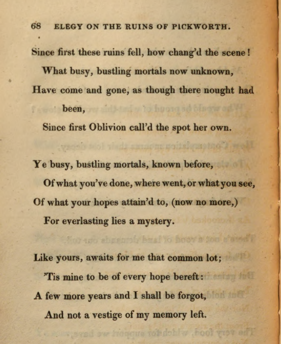 JohnClareSoc's tweet photo. More musing on obscurity and oblivion in today's #PoemsDescriptive2020, Clare's 'Elegy on the Ruins of Pickworth, Rutlandshire'. In his autobiography, Clare described Pickworth's ruins as "a half solitude of huts and odd farm houses scatterd about some furlongs asunder" https://t.co/LCmuDvKEAO