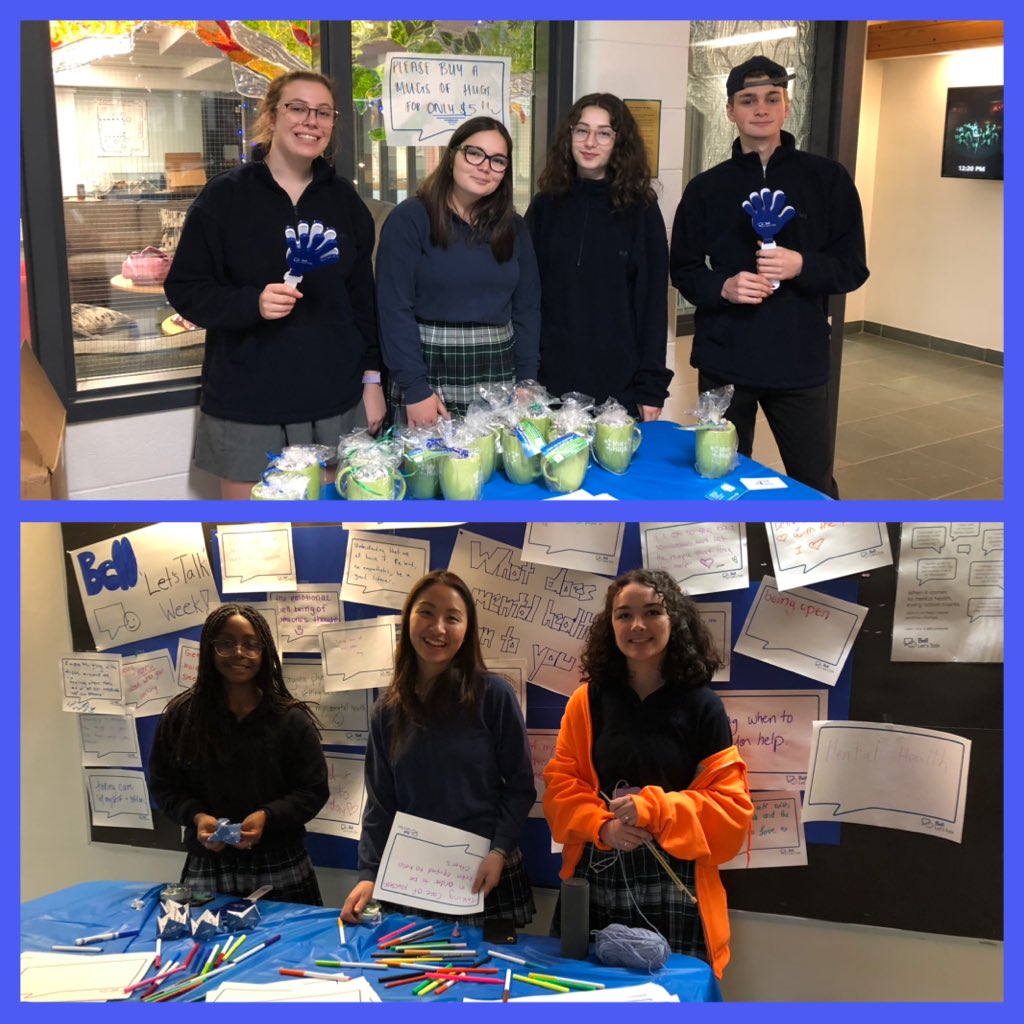Students ⁦<a href="/LakefieldCS/">Lakefield College</a>⁩ are all set and ready to raise awareness, funds, and conversation to support mental health for Bell Let’s Talk and CMHA. #LCSthrives #communityfirst