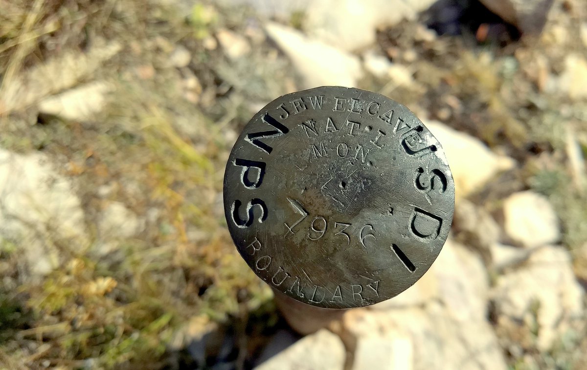 CusterAreaChamb's tweet photo. Do you know on which hiking trail you can find this marker? The answer is somewhere NOT in Jewel Cave National Monument! Read our blog to find out! https://t.co/4KxpvLqYTi https://t.co/XNnh6bpTxC