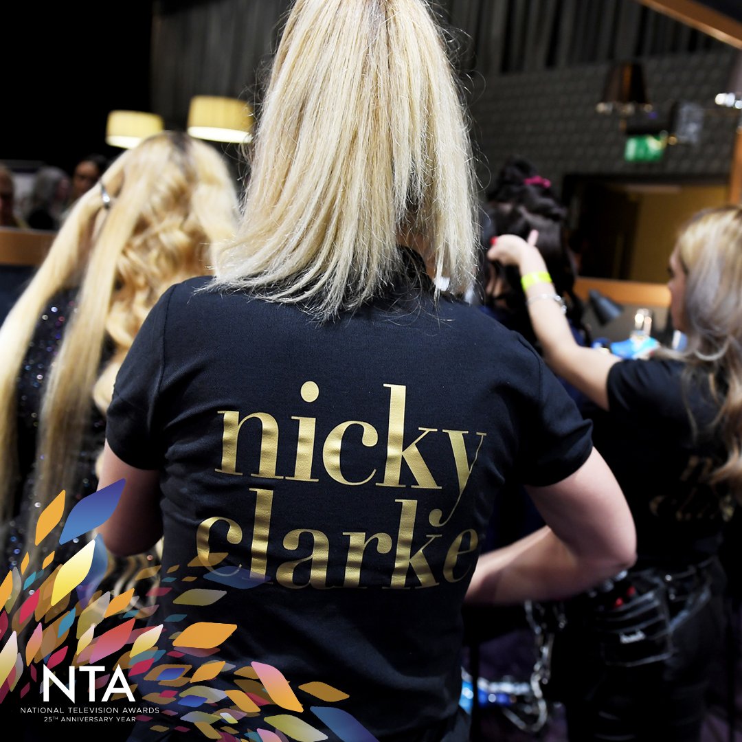OfficialNTAs's tweet photo. Styling our #STGuests.. Thank you to @NickyClarkeUK for coming in! #NTAs https://t.co/GNwkjmUF8V