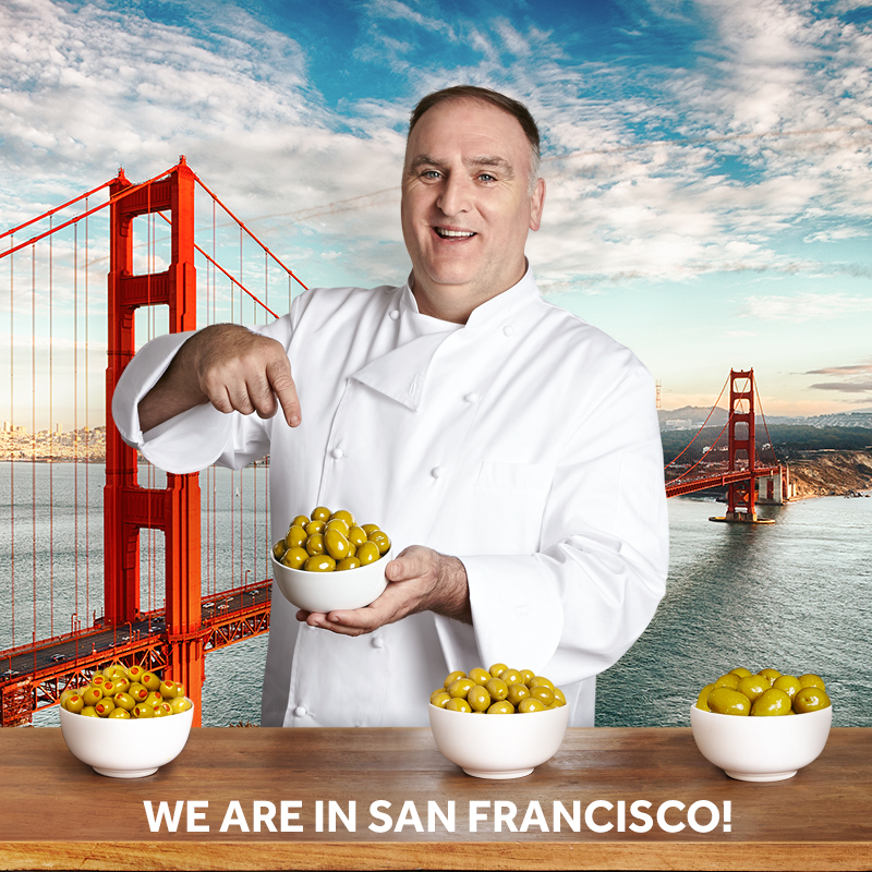 Today we visit San Fran with #Europeanolives and our ambassador <a href="/chefjoseandres/">Chef José Andrés 🕊️🥘🍳</a>. Keep an eye on our social networks so you don't miss a thing about your favorite #snack. bit.ly/2YEjZIA