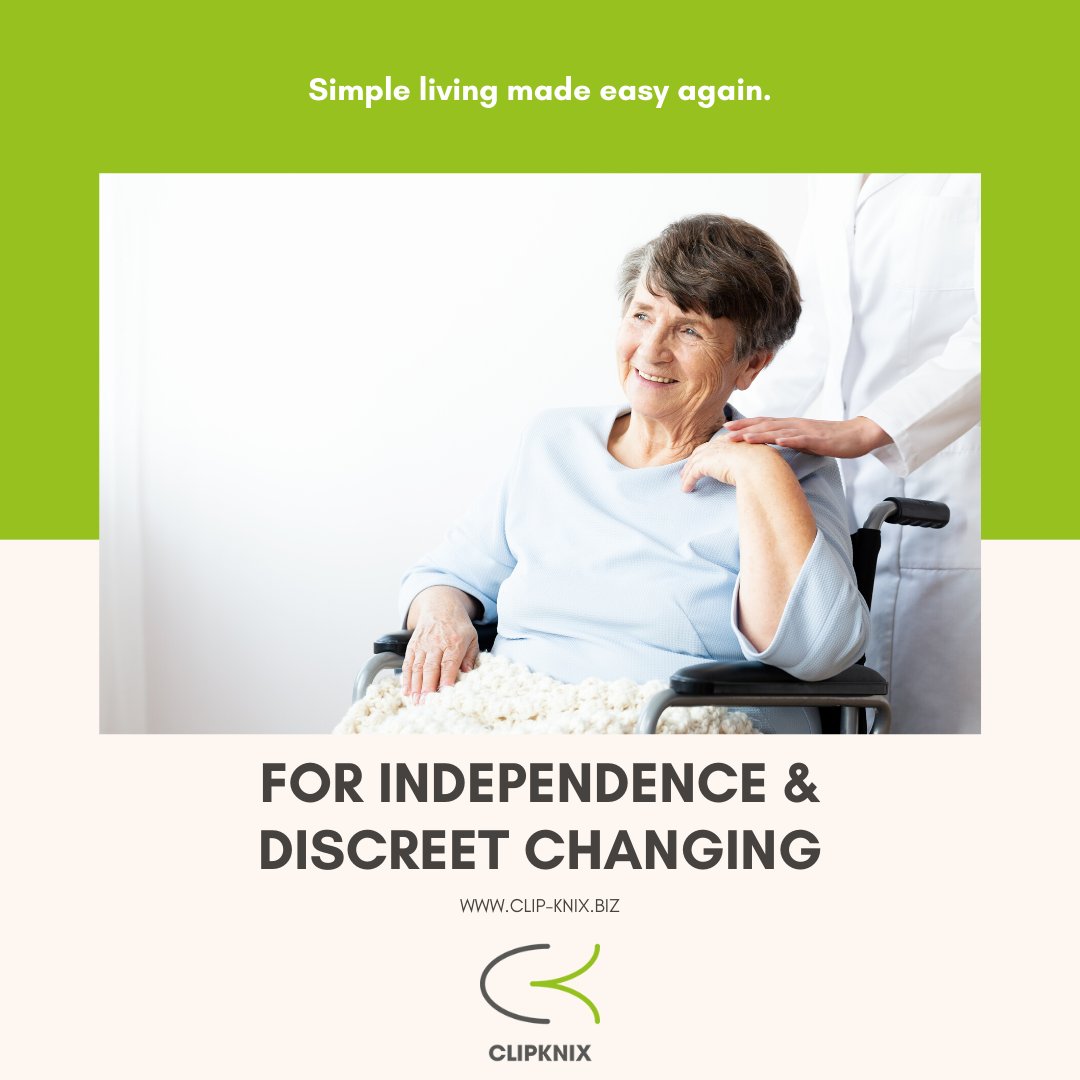 Whether the clip-on mechanism on our underwear helps you with daily independence, or if you simply use them for discreet changing – our underwear is designed for everybody.

Explore our full range here. bit.ly/37eXZY1