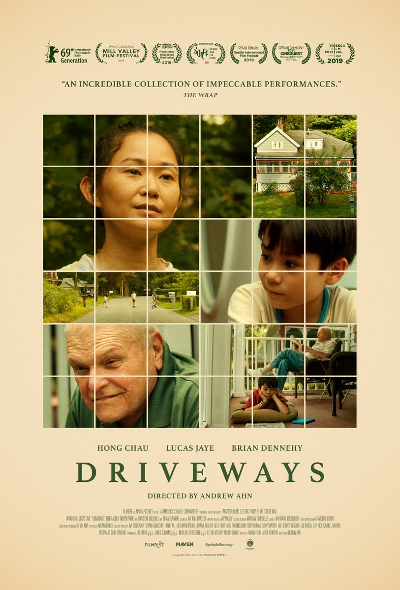 sllambe's tweet image. Watch the first trailer for the #SpiritAwards-nominated film Driveways directed by @AndrewAhnFilms. "I hope we collectively find more ways to slow down... and watching a quiet, tender story like Driveways offers such an opportunity," Hong Chau says. et.tv/2uGCnFA