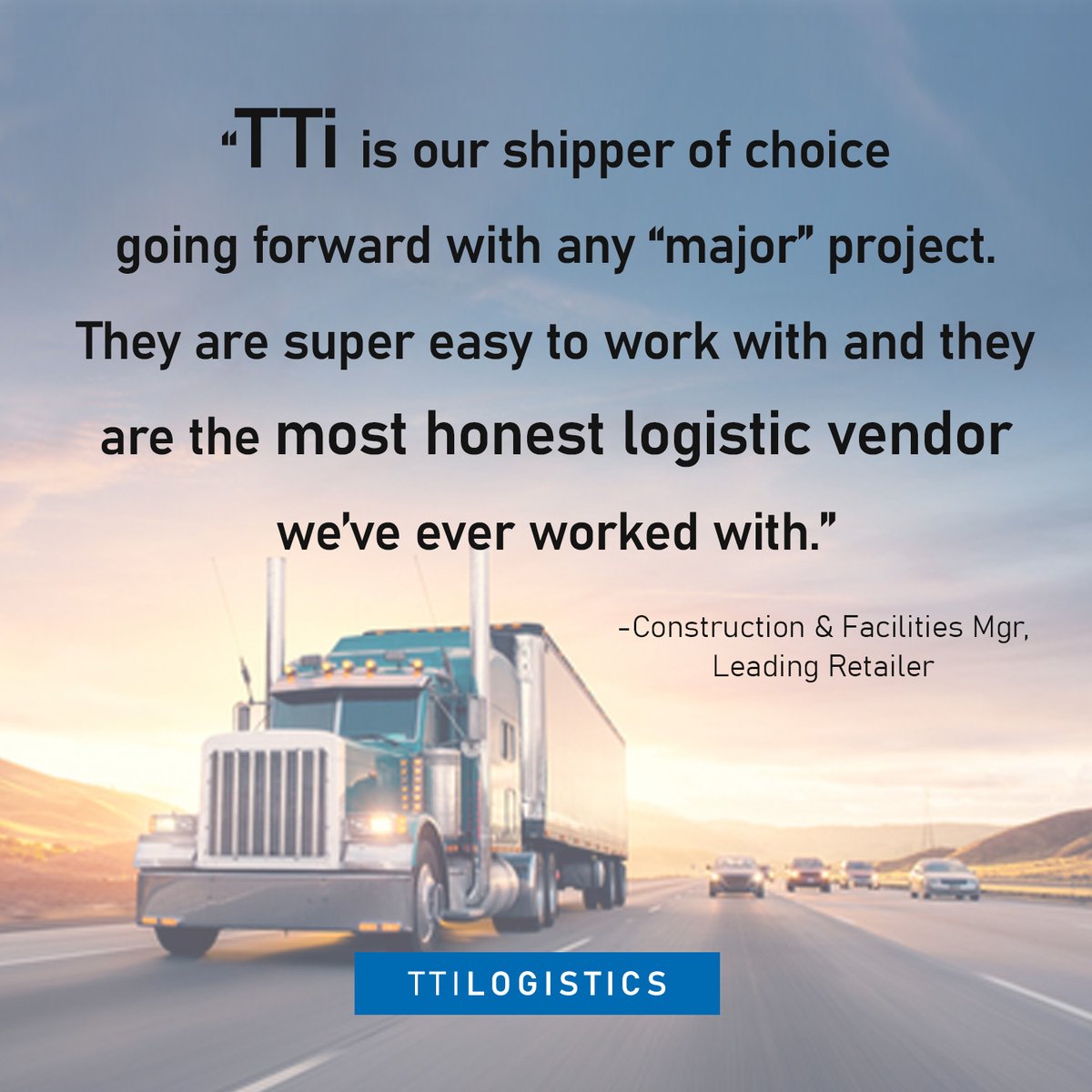Our White-glove service ensures damage-free, on-time successful deliveries every time. Discover why industry leaders are taking advantage of TTI's specialized retail transport services: lnkd.in/gXs5XJq