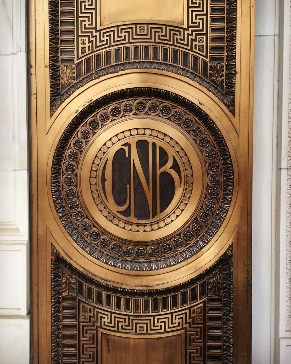 Original monogrammed bronze doors from our building’s 1915 construction remain at our 17th Street entrance to welcome guests as they step into the hotel’s three-story atrium. #DiscoverThisWay  (Instagram PC: <a href="/gerhardm/">GerhardM</a>)