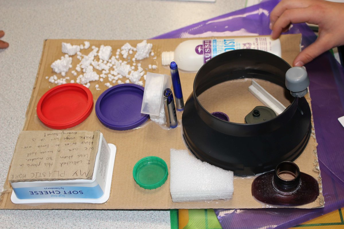 WhitgiftSchool1's tweet photo. Our Lower First Form pupils produced amazing plastic collages to educate their classmates about plastic pollution based around Global Citizenship. #GlobalCitzenship #WhitgiftGeography #SubjectoftheWeek https://t.co/Ncl4X0D9XC