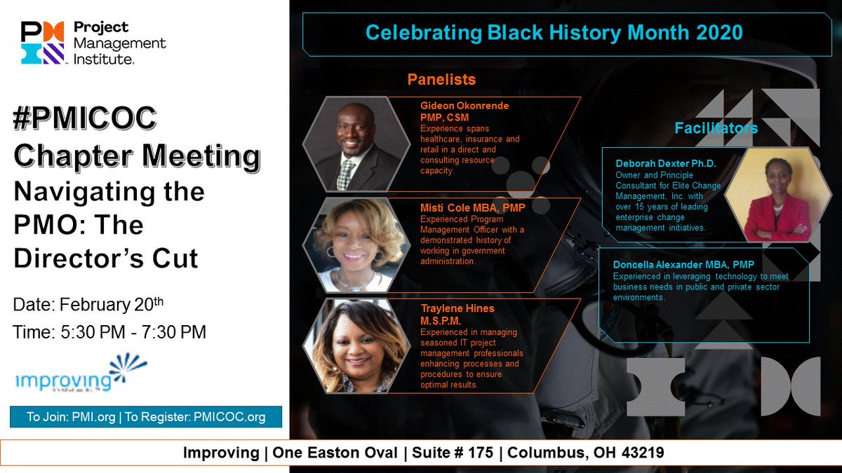 PMICOC's tweet photo. Save the Date and join us as we celebrate Black History Month!
#PMICOC #ProjectManagement https://t.co/I0ROK6qYnv