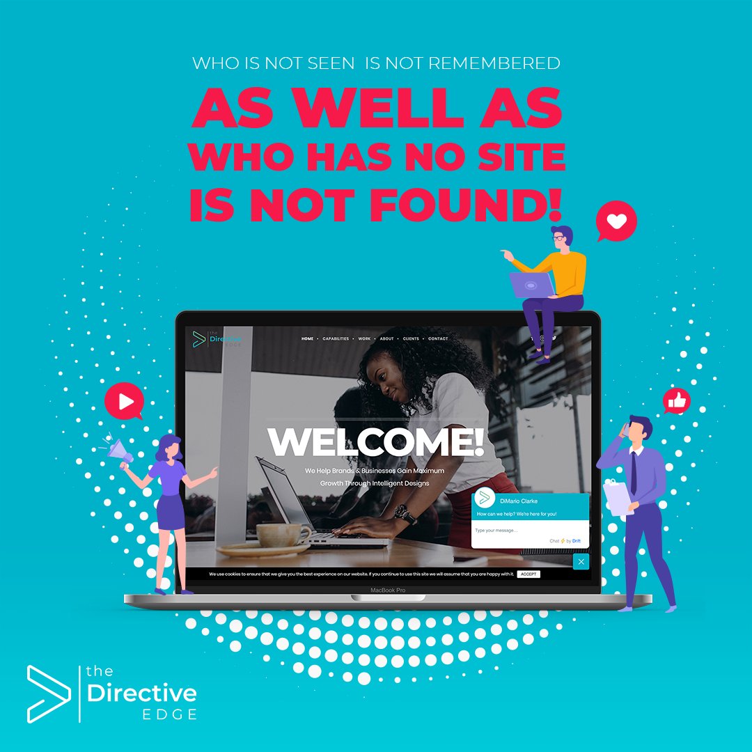 DirectiveEdge's tweet image. Have an Ugly Business Website? Don’t have a website at all? Not generating sales online?

Let’s fix that TODAY! DM or Email us at the directiveedge@gmail.com