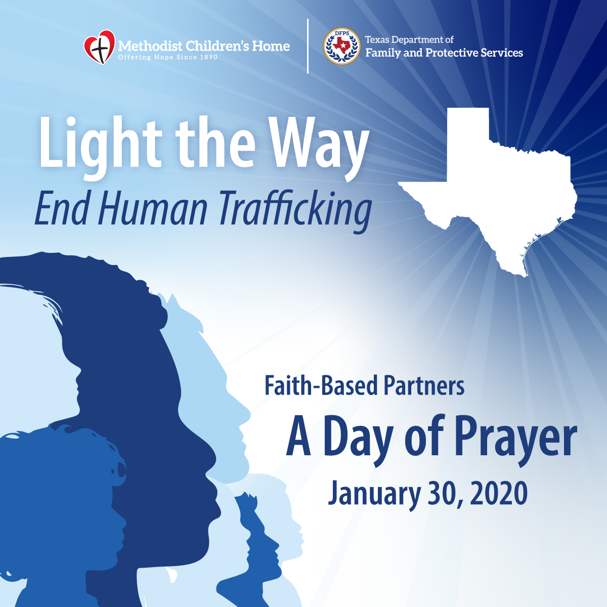 MCH will hold a Day of Prayer on 1/30 to pray for victims &amp; survivors of #HumanTrafficking &amp; to raise efforts to end trafficking in our communities, state &amp; nation. #HumanTraffickingPreventionMonth

Join us in #praying! Here's a guide you can use:
bit.ly/36uIVo1