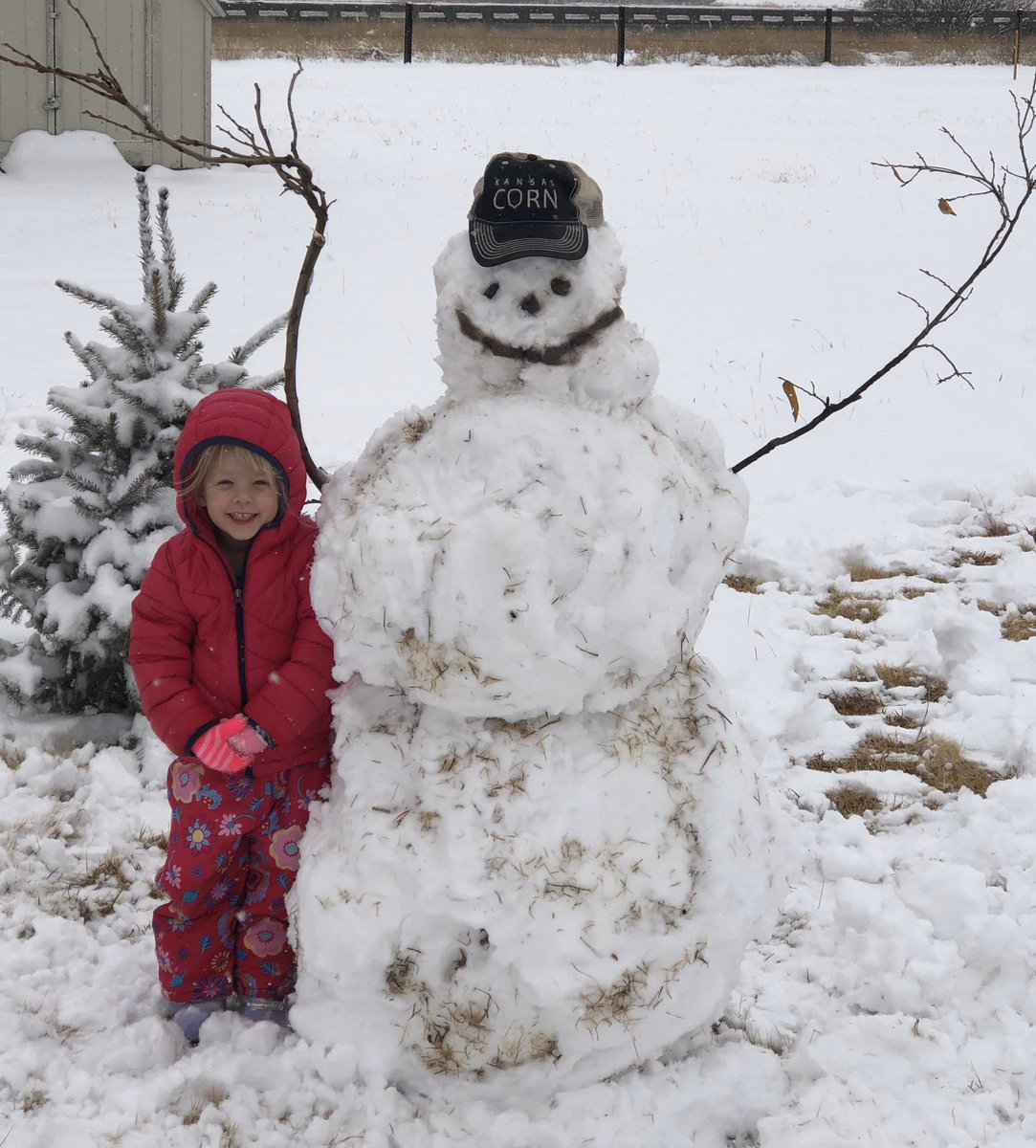 Never too young or old for snow days! <a href="/kscorn/">Kansas Corn</a> <a href="/CandiceMcNinch/">Candice McNinch</a> <a href="/DennisMcninch/">Dennis McNinch</a>