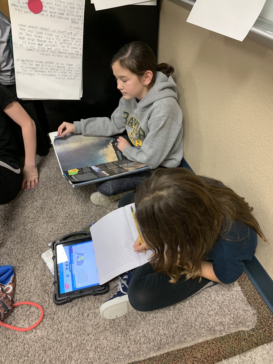 CESAukerCrew's tweet photo. Today we moved from just gathering facts about our extreme weather focus to synthesizing our research through our thoughts in writing and sketching.  #WeAreCESCowboys #GCISDHumanities @CESCowboys https://t.co/DM02A7Rv6e