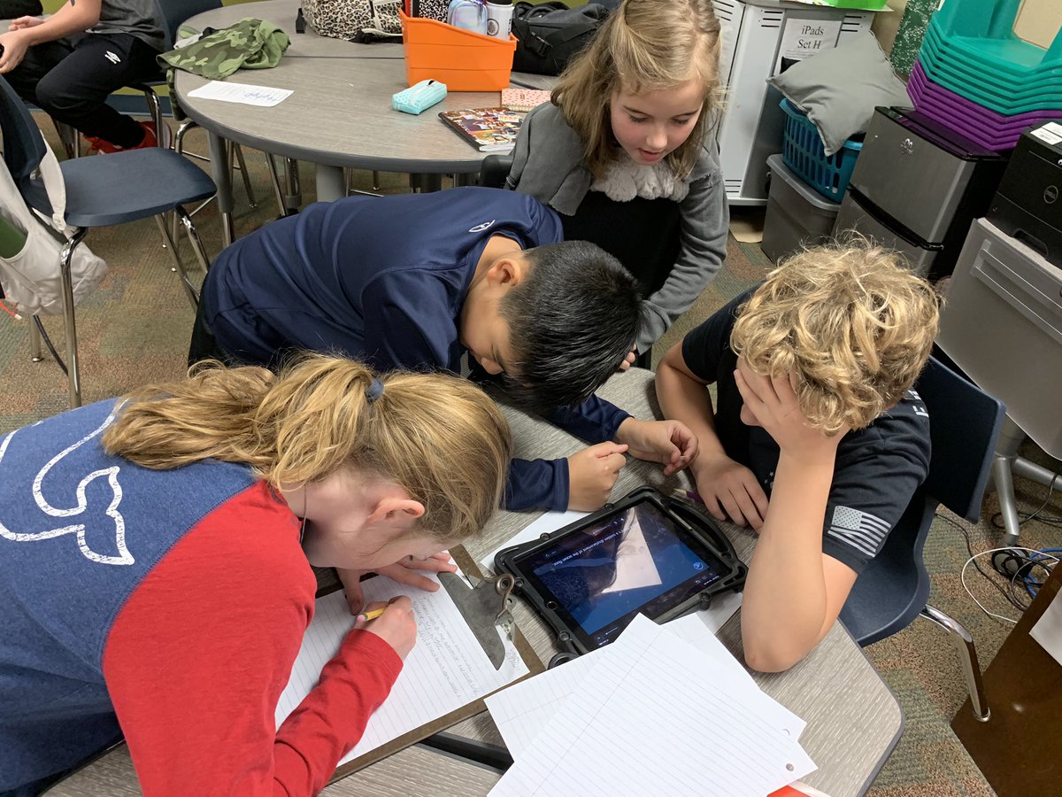 CESAukerCrew's tweet photo. Today we moved from just gathering facts about our extreme weather focus to synthesizing our research through our thoughts in writing and sketching.  #WeAreCESCowboys #GCISDHumanities @CESCowboys https://t.co/DM02A7Rv6e