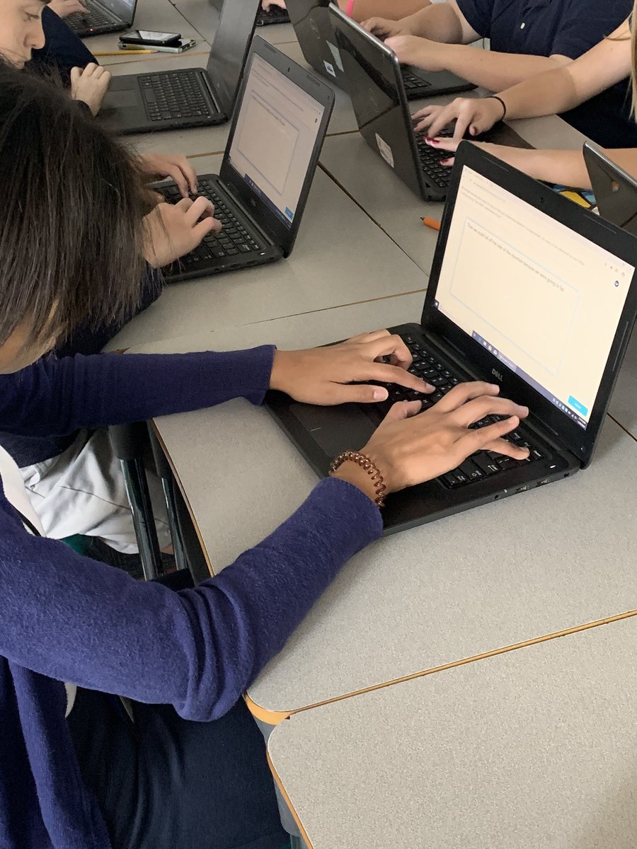 arwilmoth's tweet photo. So much fun teaching a slope lesson to @NewBridge7th using @nearpod today! The Ss loved all the features within the lesson -short answer, matching, drawing, etc. #mathandwriting #engaged #OnslowAIG #compactedcurriculum @NewBridgeBears https://t.co/OIBngxL6Jk