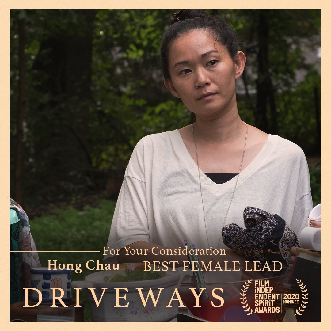 filmrisetv's tweet image. Hong Chau stars in Andrew Ahn’s beautiful film DRIVEWAYS, up for two Film Independent Spirit Awards. #ForYourConsideration