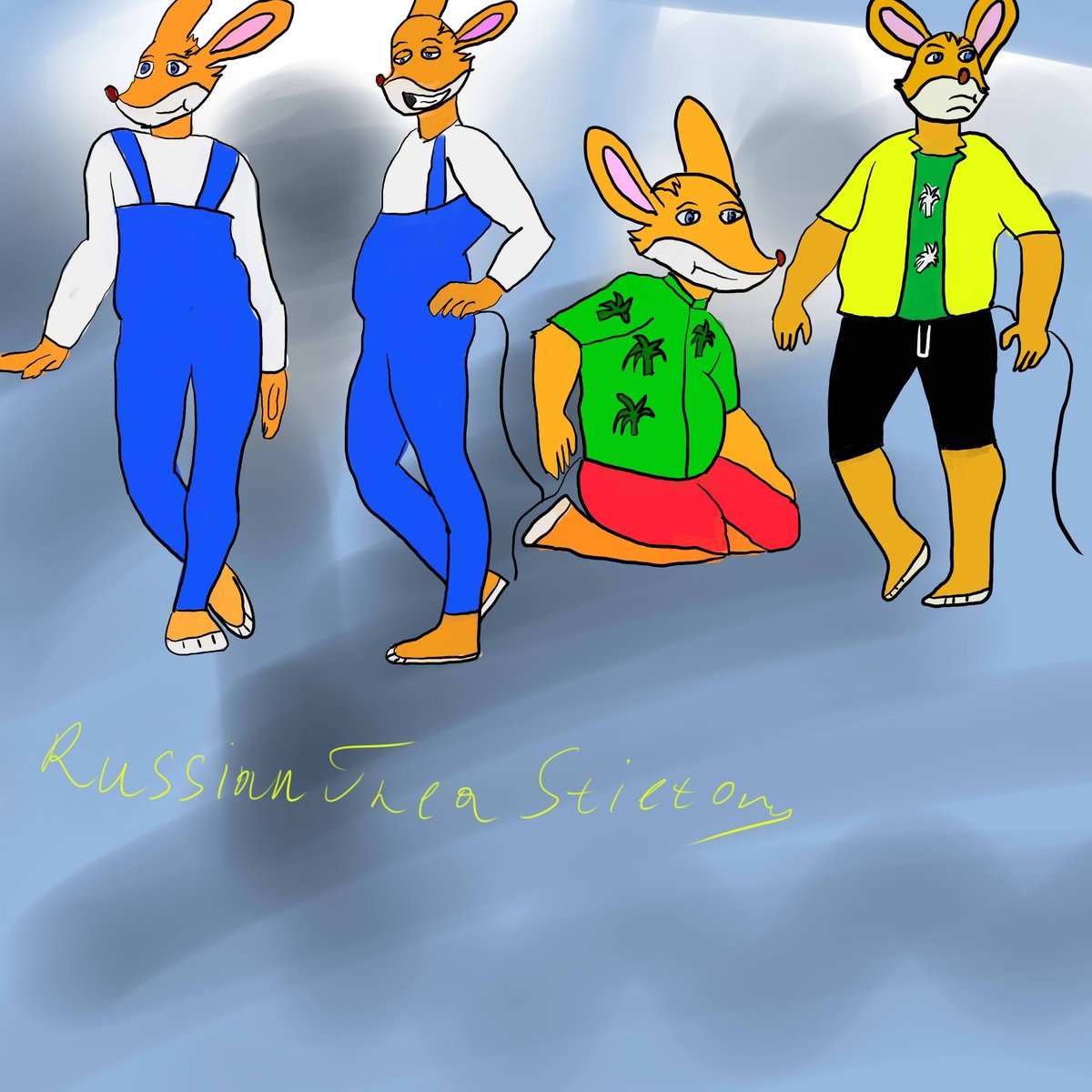 RussianThea's tweet photo. Design of Trap Stilton 
Left on right 
Book👉cartoon👉and fan design
Part 1 
#geronimostilton
#geronimo_stilton
#trap_stilton https://t.co/PfwSC3WSfL