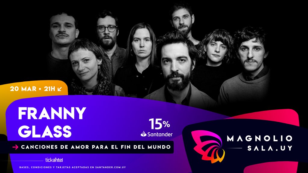 frannyglassuy's tweet photo. El 20 de marzo volvemos a @MagnolioSala para presentar Canciones de amor para el fin del mundo. Entradas por @Tickantel 
https://t.co/Uf7a6QdJK2 https://t.co/0sU3uXbc5E