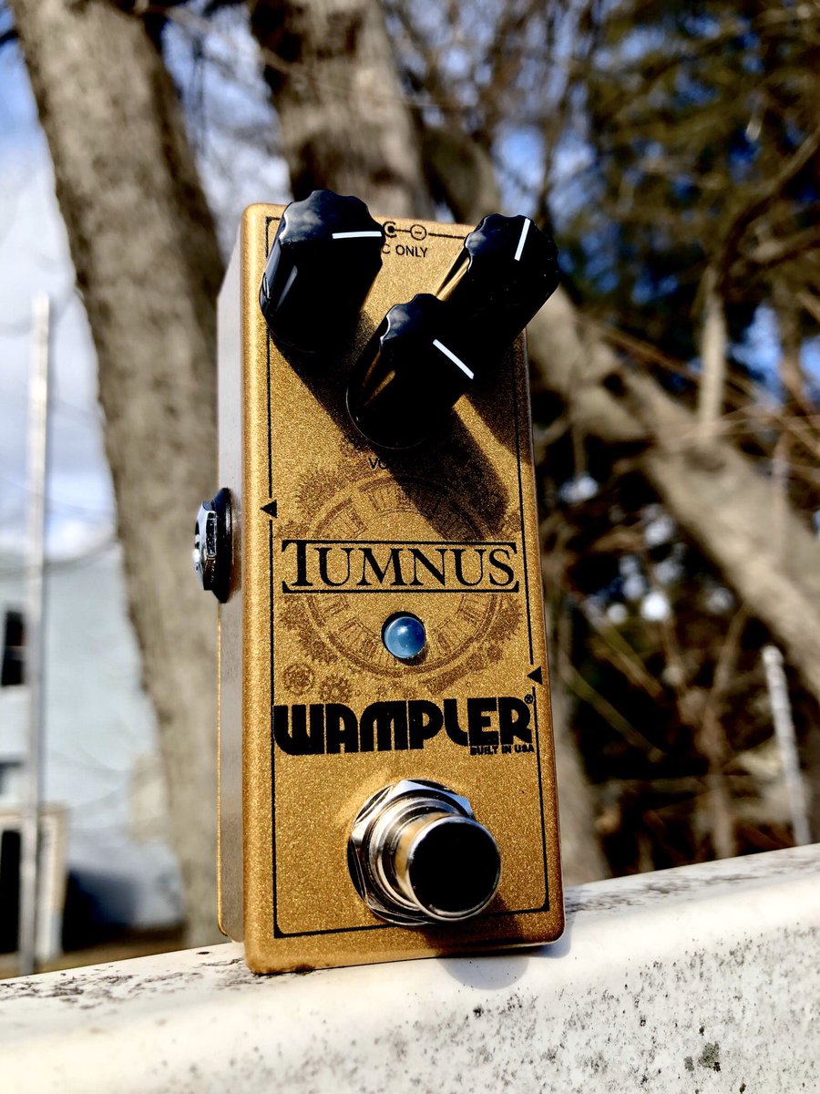 prymaxe's tweet photo. The Tumnus, the most mythical and legendary overdrive/boost brought to you in a small enclosure; affordable, and most importantly.... available! @wamplerpedals 

#prymaxegear #prymaxe #wamplerpedals #wampler #wamplertumnus #overdrive #overdrivepedal #guitar #guitarpedals https://t.co/OyASBM8gaw