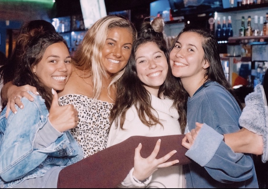 starr_kaitlin's tweet photo. Happy 21st birthday to the queen herself @shanrisko !!! I hope you enjoy your first sip of alcohol. Fireball shots tonight😘😘 let the raging begin💜💜 https://t.co/Hi2MtRhnZz