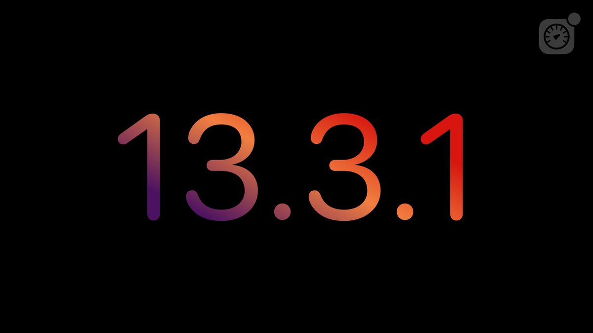 iSpeedtestOS's tweet image. iOS 13.3.1 is coming in a couple of minutes. 
#iOS1331