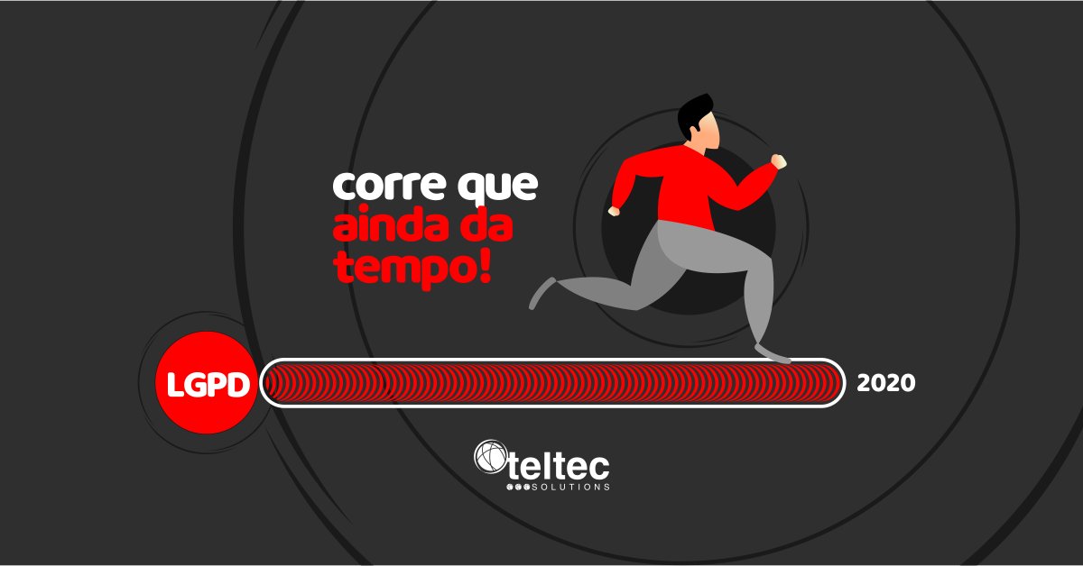 Teltec_Solution's tweet image. Não dá mais para adiar! A Lei Geral de Proteção de Dados Pessoais (LGPD) entra em vigor neste ano. Mas ainda dá tempo de se informar e fazer as atualizações necessárias na sua organização: bit.ly/38PBUQy