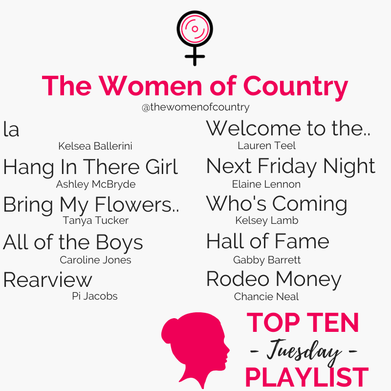TheWomenCountry's tweet photo. "Hang In There Girl" with the help of this week's #TopTenTuesday Playlist including #newmusic from @AshleyMcBryde @KelseaBallerini @ChancieNeal and more! 

Listen here: https://t.co/dxHYkVj24t https://t.co/xoEqITvHyo