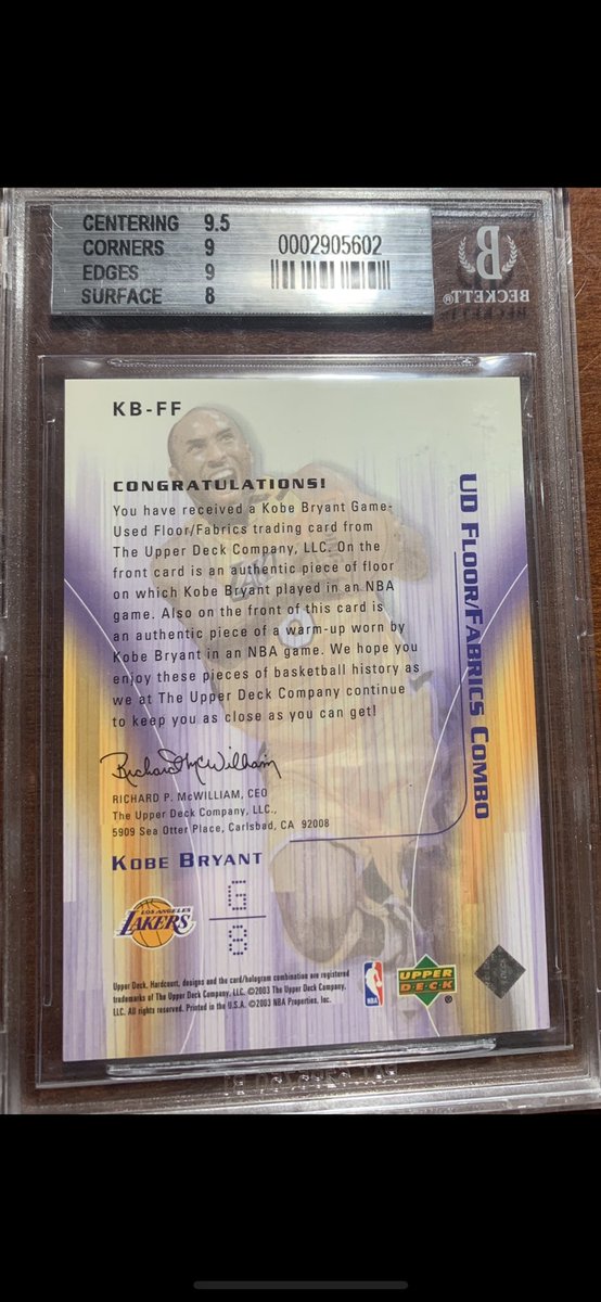 I’ve had this floor/jersey card for 15 years from Staples Center. I’ve always loved Kobe Bryant, but I think this would mean more to someone else right now than me. I’m going to send it to someone who RTs this and hopefully brighten their week
(I can’t DM you if you don’t follow)