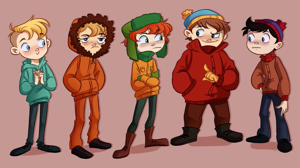 #south_park #butters_stotch #kenny_mccormick #kyle_broflovski #eric_cartman #...