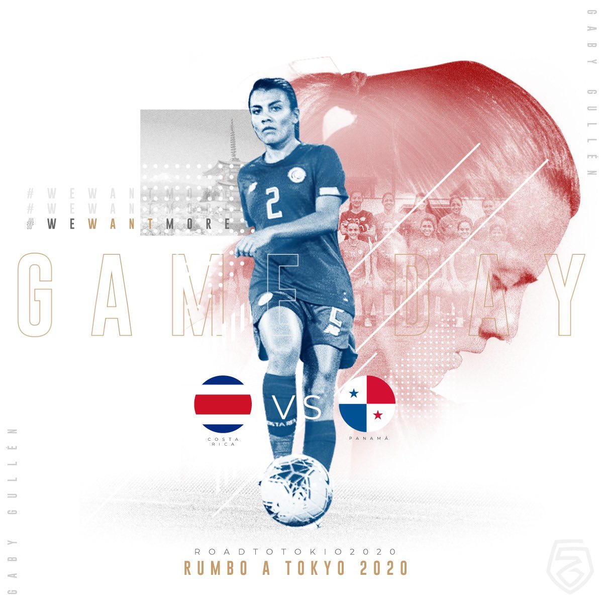 GabyGuillenCR's tweet photo. GAME DAY 5pm. CRC vs PAN
Transmisión por @repretel @teletica7 y @tdmas_cr 
.
VAMOOOS!! 🇨🇷⚽️💪🏽 
.
#roadtotokyo #olympicqualifiers #bbvacompass https://t.co/khOSfwliqh