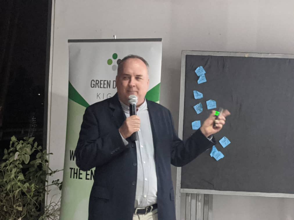 #DYK that Reduced land and soil degradation are some of the impacts of flooding in Rwanda? 

The <a href="/IUCN/">IUCN</a> Country Team Leader, Glenn Raynor presented on Landscape Restoration and Integrated Water Resource Management in Sebeya and other Catchments. #GreenDrinks