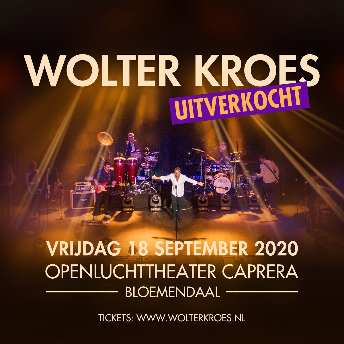 Ja beste mensen, in drie dagen tijd kan ik jullie melden dat mijn concert in <a href="/Caprera_Bldaal/">caprera</a> is uitverkocht!
Dank jullie wel en tot 18 september, dan gaan we er een mooi feest van maken met elkaar!