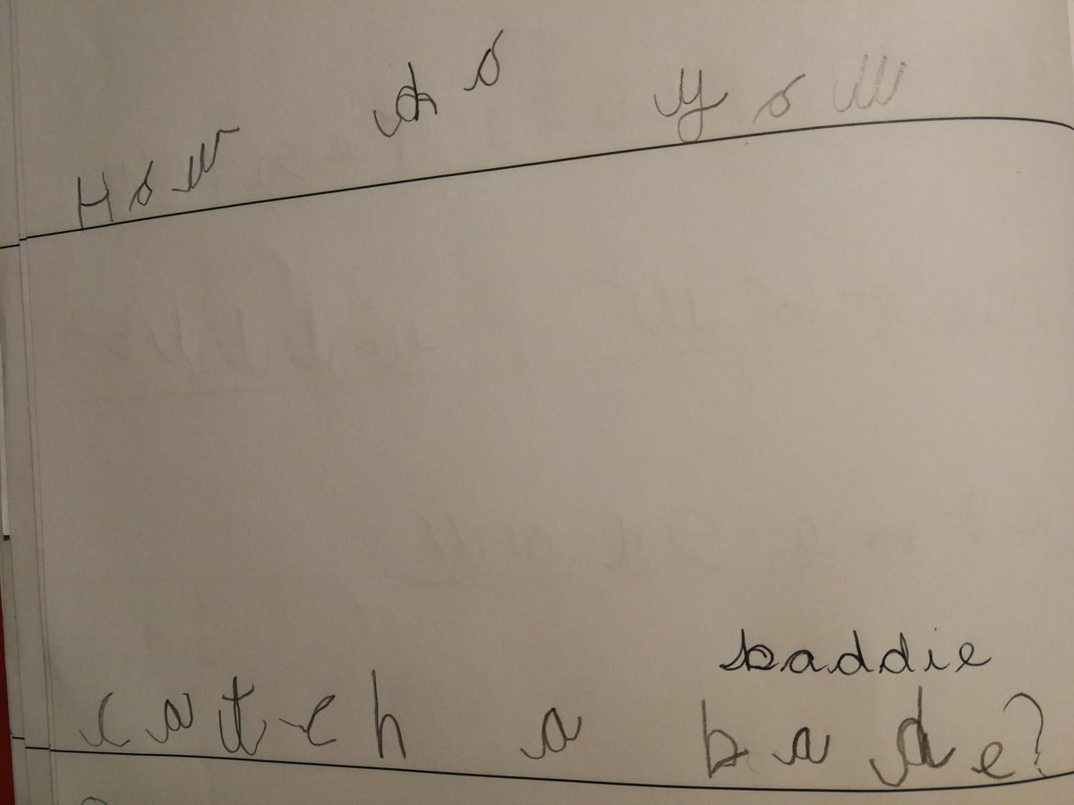 chiseldonpri's tweet photo. We have been writing questions ready for our visit from PCSO Turner on Thursday in FS2. #earlywriting #kuw #unicornclass https://t.co/m6nR2hMFK7