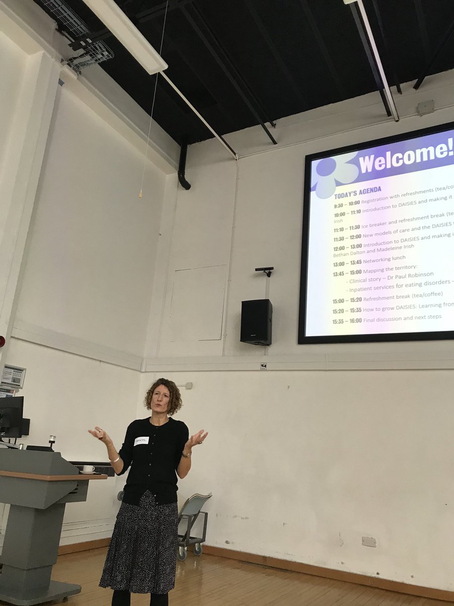 Daises project started. It was very informative day and so important for the future development of eating disorder treatment development. It was great to see colleagues from all UK. PI of this great work Prof. Ulrike Schmidt. Dr Frances Connan spoke about challenges