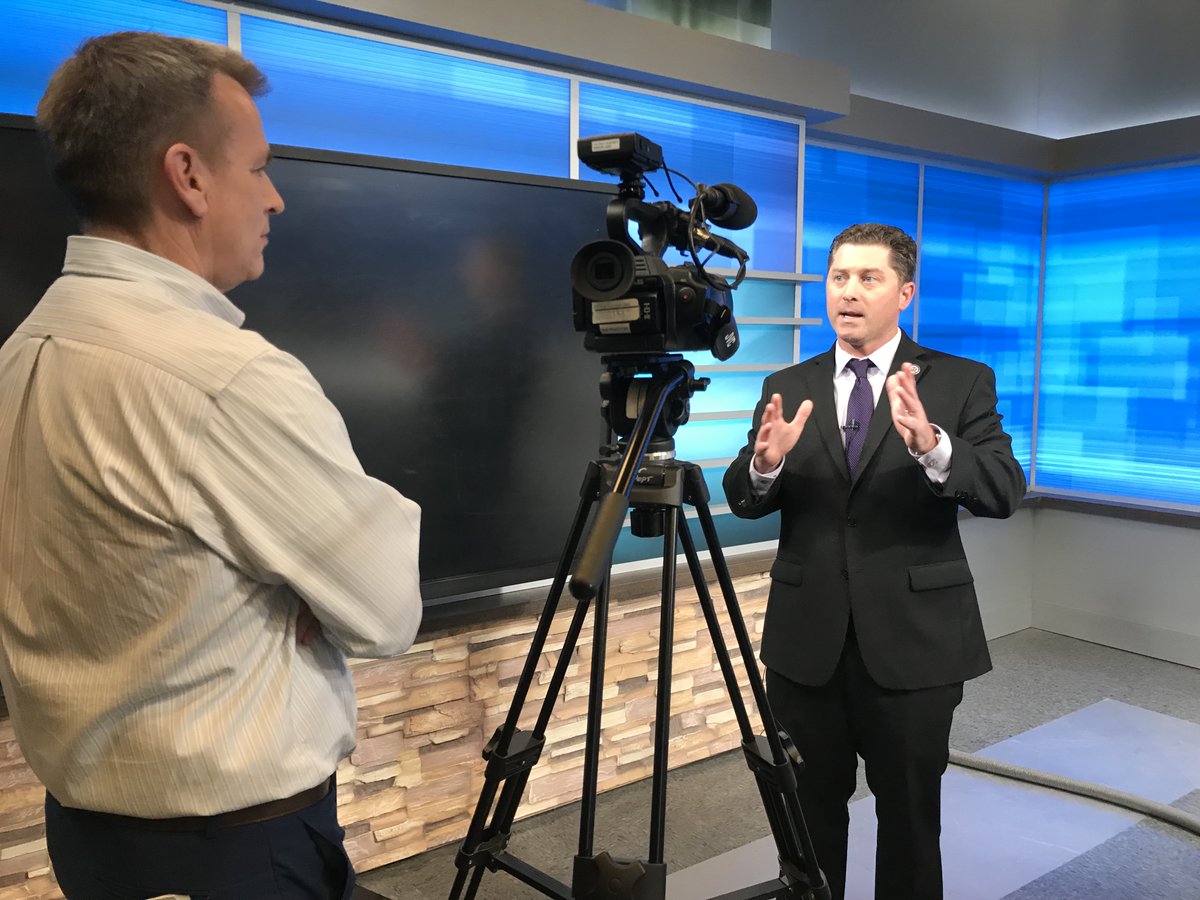 Cunning_Jordan's tweet photo. Had a great conversation today with @richardgearhart w/@KSBY about Diablo Canyon and our efforts to classify clean nuclear energy as a renewable under the state's greenhouse gas emissions laws. #aca18 https://t.co/ITxbZDNthM