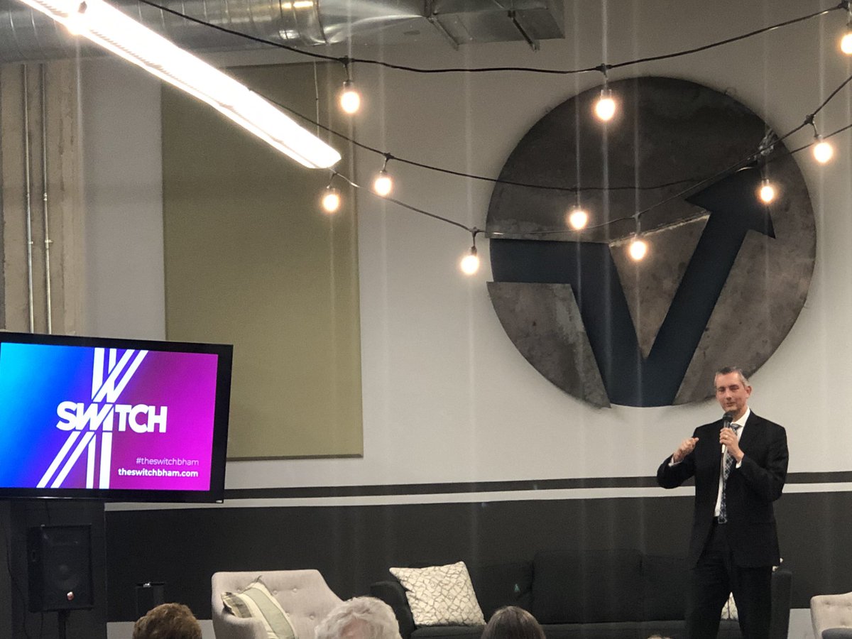 Excited to see the rollout of The Switch, Birmingham’s innovation destination. Centered at the Innovation Depot and radiating beyond, learn more at theswitchbham.com.