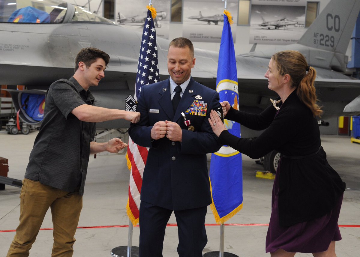 140Wg's tweet photo. Congratulations to our Wing First Sergeant, SMSgt Lucas VanDerWerff on his promotion on Jan 24th! He is our first full-time Shirt and we’re definitely getting our money’s worth out of him! @140wg #140wg #firstsergeant #coang #airforce #firstshirt #ang #cong1860 #airnationalguard https://t.co/iU9I3D8MyV