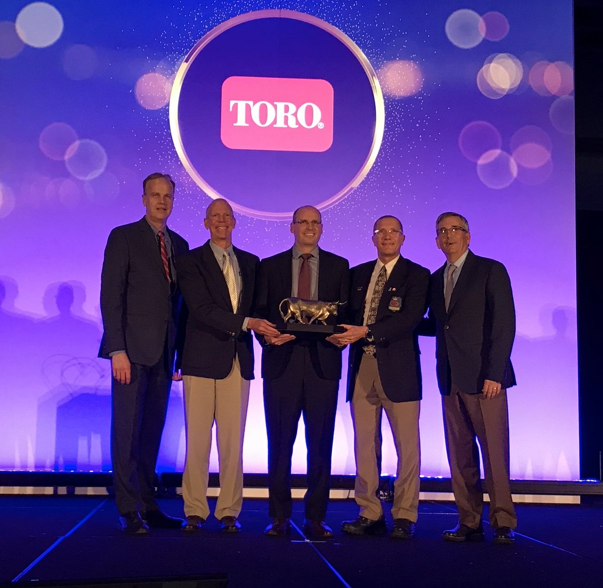 TurfEquipSupply's tweet photo. and the entire team for winning the Toro Best in Irrigation Award! Well done! @TheToroCompany @MikeHartley66 @DougBallew @GeoffKazee @gskawski @golftour11 https://t.co/IIiJAwva6x