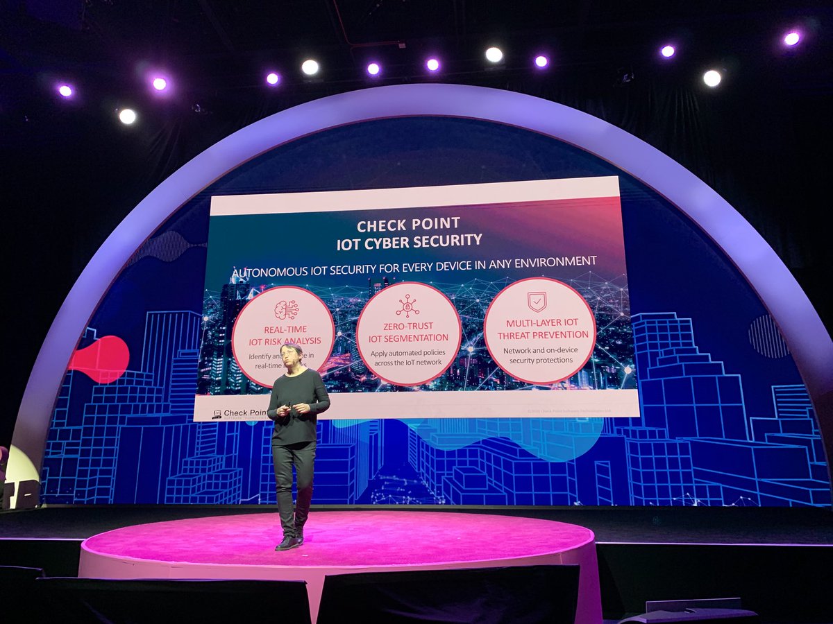 CheckPointSW's tweet photo. Check Point’s VP of Products Dr. Dorit Dor provides deep insight on #IoTsecurity at #CPX360. #IoT #CheckPointInfinity https://t.co/IiFrMrtRkp