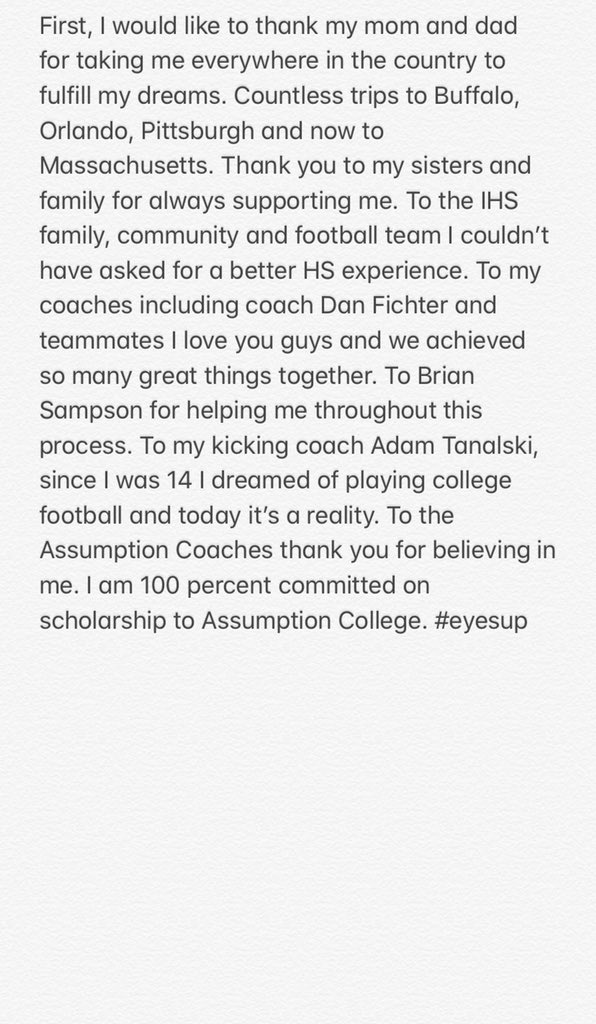 nick_chodak's tweet photo. Blessed for this opportunity. Committed!! #jointhepack #eyesup @HKA_Tanalski @coachblasco @RocDevo @AaronJohnsonEdD https://t.co/Iyk23FRPiN