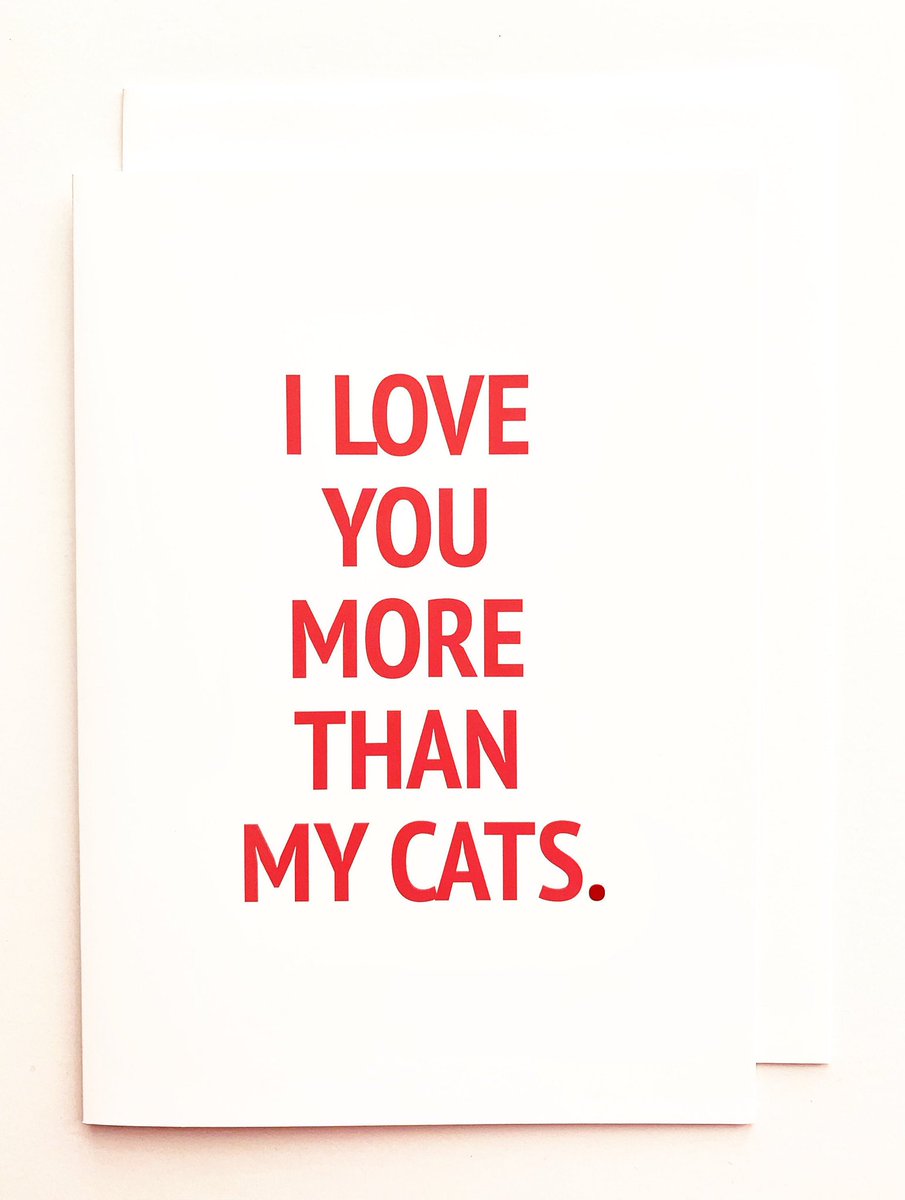 peppermintpaper's tweet image. It’s almost that time. Get yours in my shop: Cat Person Valentine Card  #valentinesday #etsy #papergoods etsy.me/310w6AO
