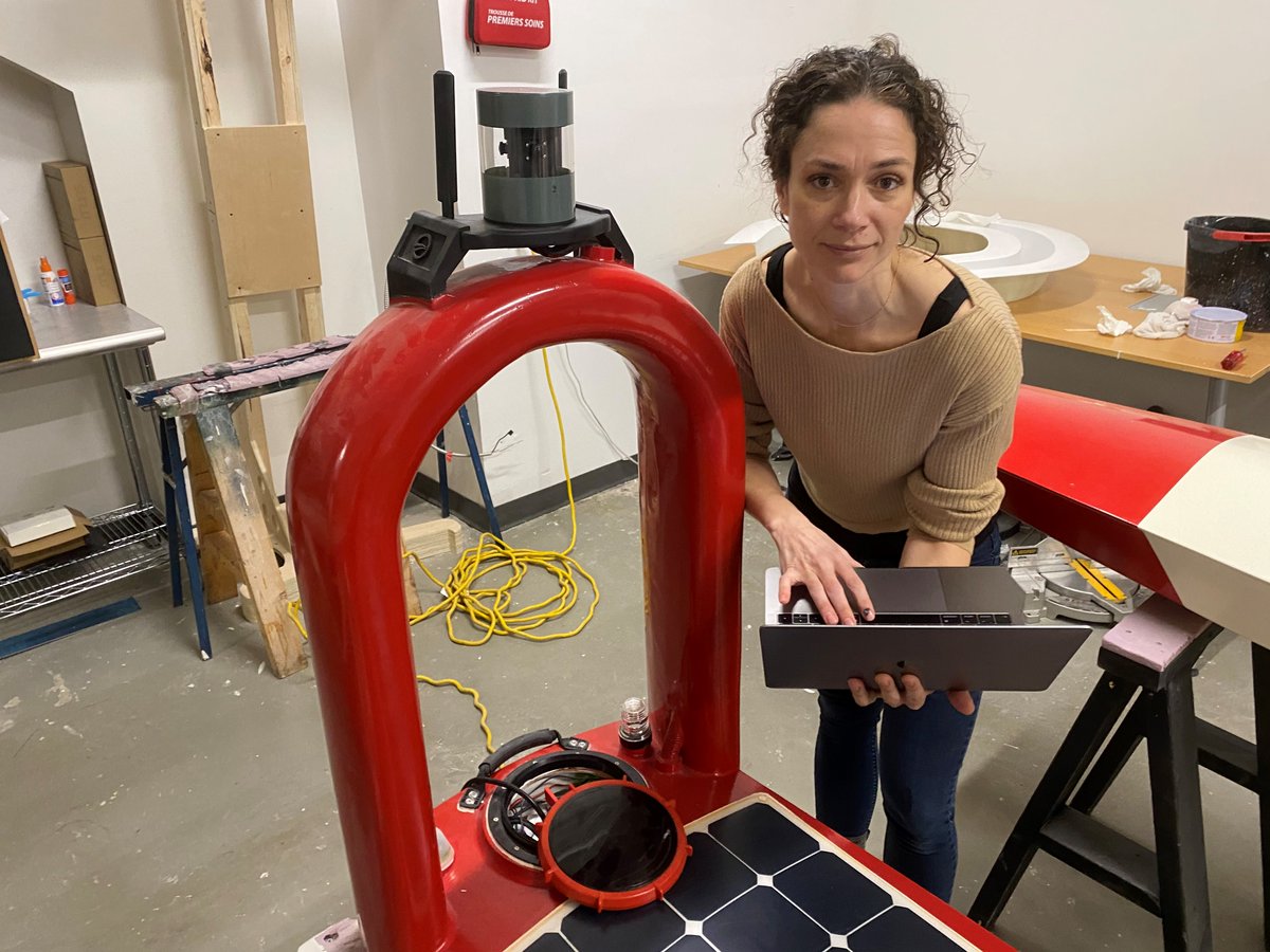 CommerceCanada's tweet image. Transformer des déchets alimentaires en plastique♻️. Construire des ⛵️ autonomes recueillant des données 🌊. @GBioindustries &amp;amp; @OceanRobotics sont des entreprises de techno propres à suivre. Soyez à l’affût de notre entrevue avec les femmes qui les dirigent! #CleanTechForum