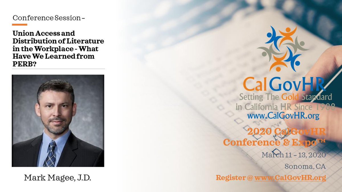 Check out the 2020 CalGovHR Conference &amp; Expo at lnkd.in/gePmCcA