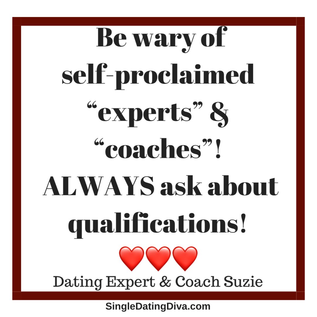 PowerCoachSuzie's tweet image. Be wary of self-proclaimed “experts” &amp;amp; “coaches”! ALWAYS ask about qualifications! Someone is an expert if they have knowledge, expertise, experience AND recognized success at what they do. #AskSingleDatingDiva #TuesdayTruths