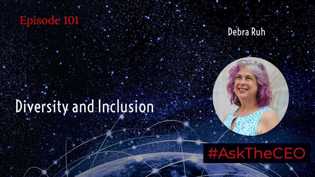 #AskTheCEO on @youtube Diversity and Inclusion With Debra Ruh: We are at the cusp of the mainstream adoption of 5G, which will enable us to massively scale up our install base of connected devices. @avrohomg @RuhGlobal buff.ly/2tAXRDP #RuhGlobal #Podcast #PWD #A11y #CEO